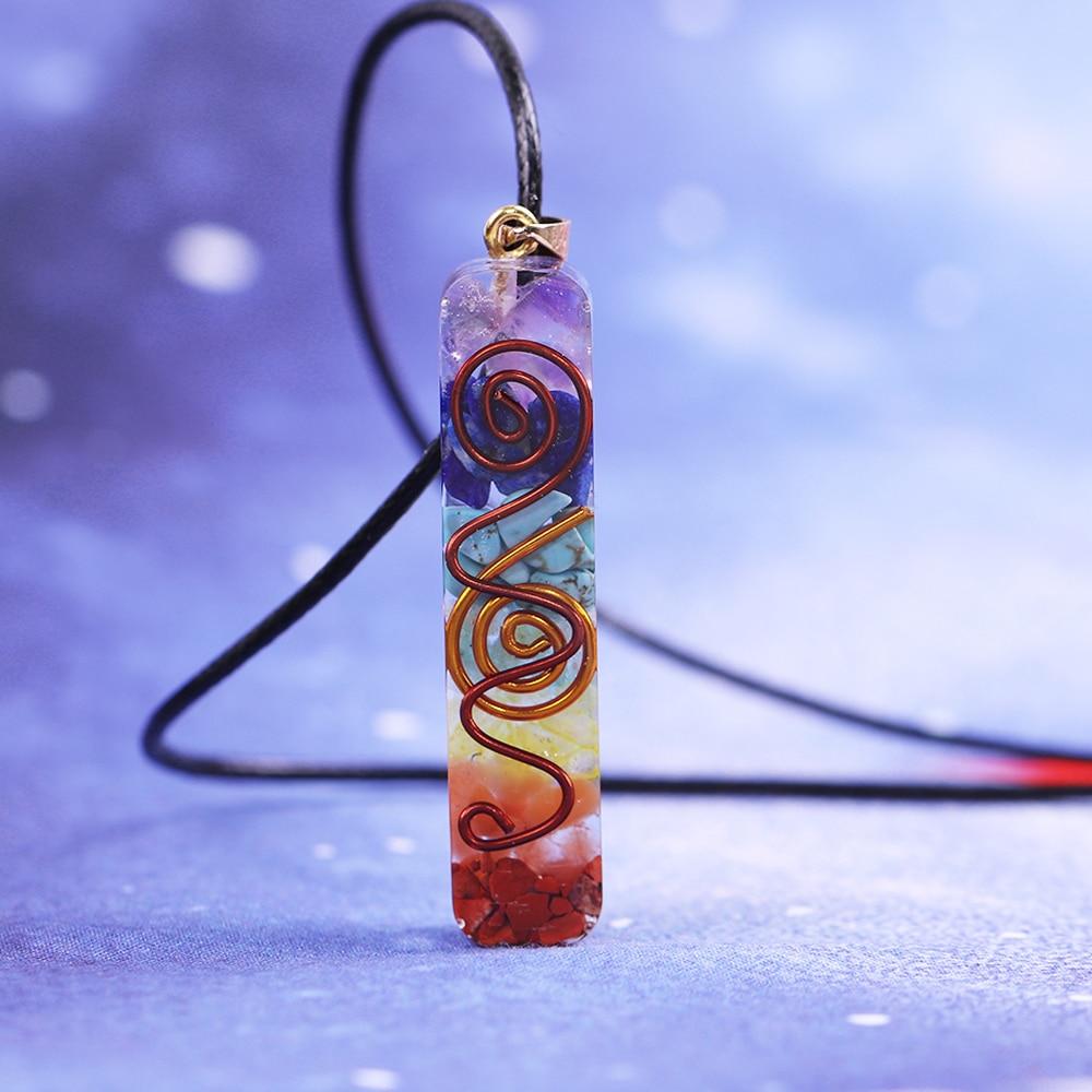 Wholesale Natural Crystal Seven Chakra Necklace Energy Jewelry Pendant  Reiki Health Amulet for Girl Boy Womans Mens Charm Gifts - AliExpress