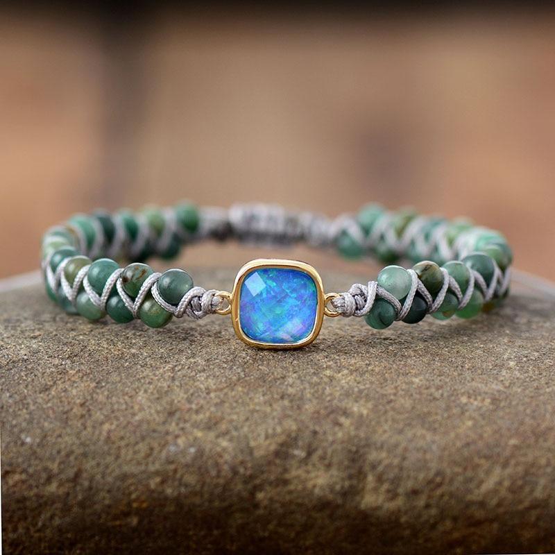 Into The Unknown - Jade Beads Bracelet