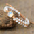 Vivid Stillness - Opal & Howlite Beads Bracelet