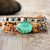 Healing Spirit - Jade & African Turquoise Wrap Bracelet