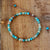 Majestic Protection - Turquoise & Jasper Beads Bracelet