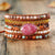 Loving Truth - Rhodonite & Quartz Wrap Bracelet