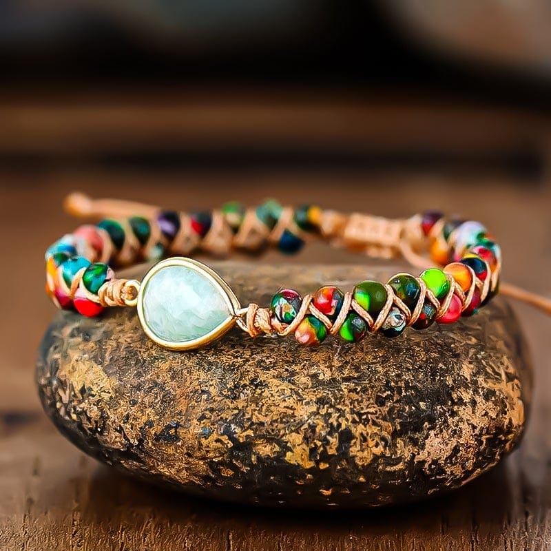 Amazonite Bracelet | Crystal Bead Bracelets UK – Abiza