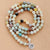 Enlightened Kundalini - Amazonite Lotus Beads Necklace