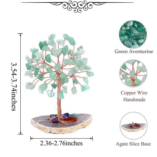 The Divine Nature Green Aventurine Tree of Life