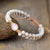 Flowing Feminine Energy - Howlite Beads Bracelet