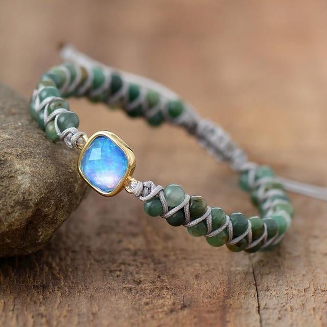 Into The Unknown - Jade Beads Bracelet