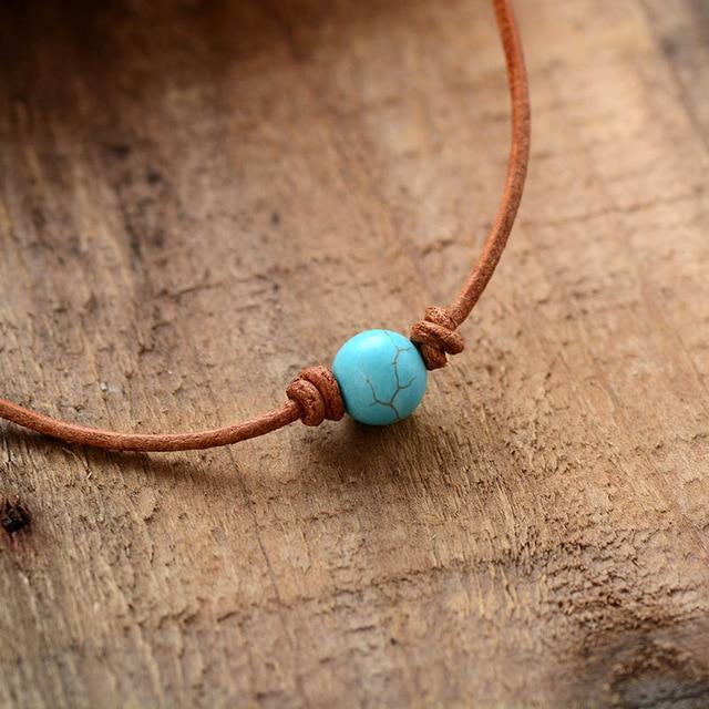 Metaphysical Vortex - Turquoise Stone Necklace
